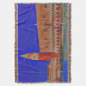 St. Mark's Square Piazzetta schilderij Deken (Voorkant Verticaal)
