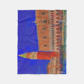 St. Mark's Square Piazzetta schilderij Fleece Deken (Voorkant)