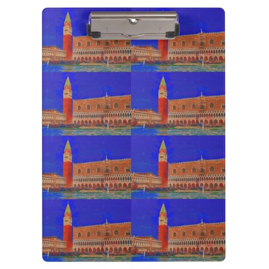 St. Mark's Square Piazzetta schilderij Klembord (Voorkant)
