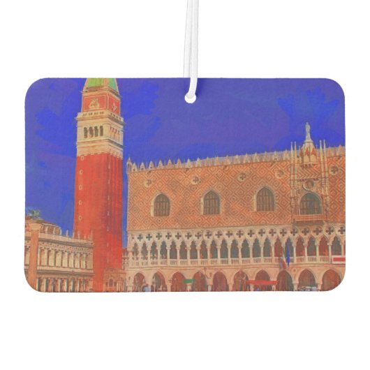 St. Mark's Square Piazzetta schilderij Luchtverfrisser (Achterkant)
