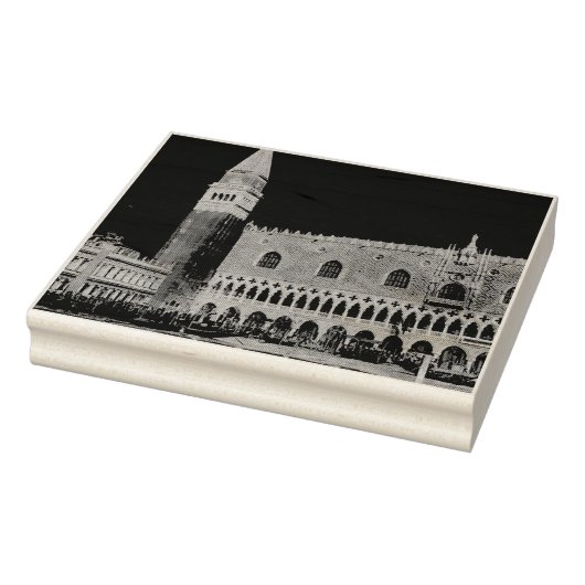 St. Mark's Square Piazzetta schilderij Rubberstempel (Stempel)