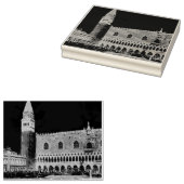 St. Mark's Square Piazzetta schilderij Rubberstempel (Gestempeld)