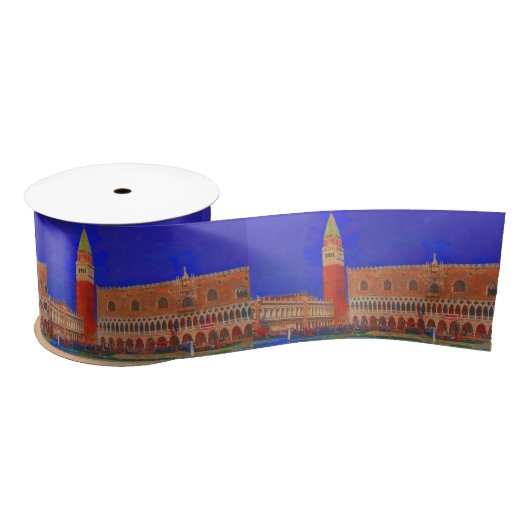 St. Mark's Square Piazzetta schilderij Satijnen Lint (Spoel)
