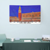 St. Mark's Square Piazzetta schilderij Spandoek (Beurs)