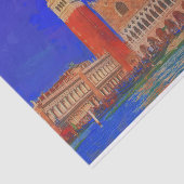 St. Mark's Square Piazzetta schilderij Tissuepapier (Detail)