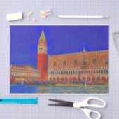St. Mark's Square Piazzetta schilderij Tissuepapier (Craft)