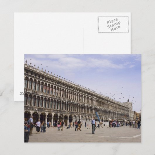 St. Mark's Square, Venetië, Italië Briefkaart (Voorkant / Achterkant)