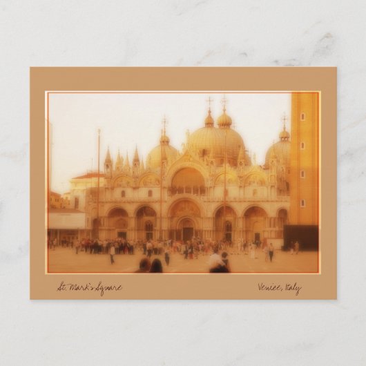 St. Mark's Square, Venetië, Italië Briefkaart (Voorkant)