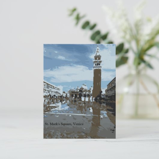 St. Mark's Square, Venetië, Italië Briefkaart (Staand voorkant)
