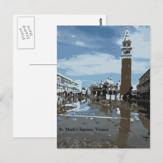 St. Mark's Square, Venetië, Italië Briefkaart (Voorkant / Achterkant)