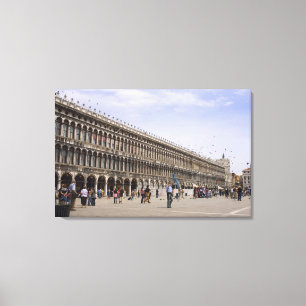 St. Mark's Square, Venetië, Italië Canvas Afdruk