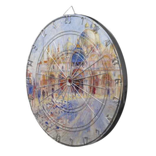 St Mark's Square, Venetië (Piazza San Marco) Dartbord (Voorkant Rechts)