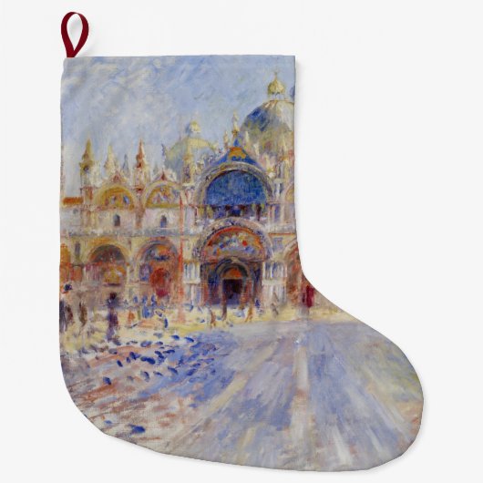 St Mark's Square, Venetië (Piazza San Marco) Grote Kerstsok (Voorkant)