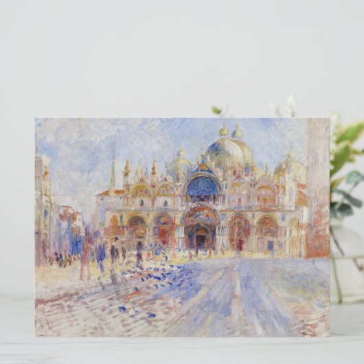 St Mark's Square, Venetië (Piazza San Marco) Kaart (Staand voorkant)