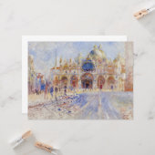 St Mark's Square, Venetië (Piazza San Marco) Kaart (Voorkant / Achterkant in situ)