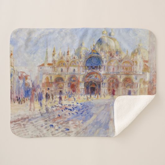 St Mark's Square, Venetië (Piazza San Marco) Sherpa Deken (Voorkant (horizontaal))