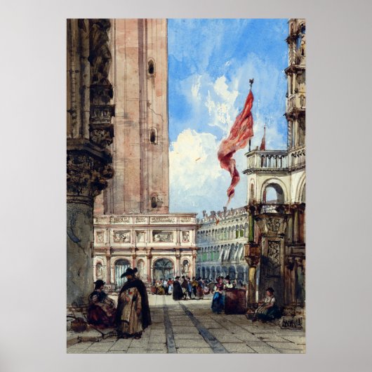 St. Mark's Square, Venetië, Poster (Voorkant)