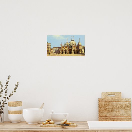 St. Mark's Square, Venetië Poster (Keuken)
