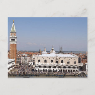St. Marks Square, Venice Italy Briefkaart