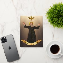 St. Maron مار مارون Maronitische Kerk Patroongesch Folie Wenskaart