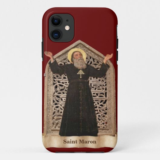 St. Maron, Patroon van de Maronitische Katholieke Case-Mate iPhone Case (Achterkant)