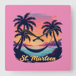 ST. MARTEEN VIERKANTE KLOK