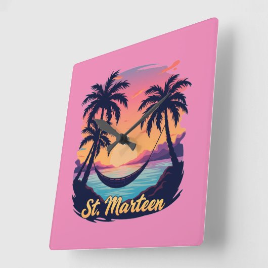 ST. MARTEEN VIERKANTE KLOK (Hoek)