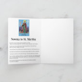 St. Martha Novena Gebed Kaart (Binnen)