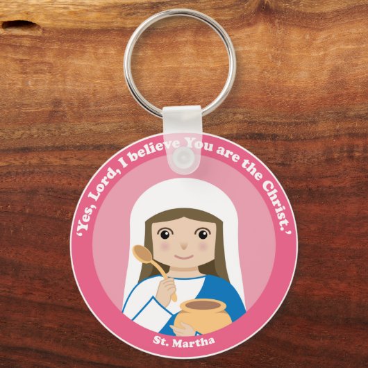 St. Martha Sleutelhanger (Voorkant)
