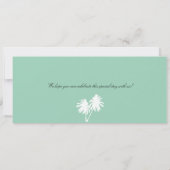 St. Martin Boarding Pass Destination Wedding Invit Kaart (Achterkant)