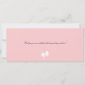 St. Martin Boarding Pass Destination Wedding Kaart (Achterkant)