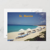 St. Martin briefkaart (Voorkant / Achterkant)