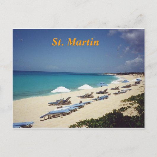 St. Martin briefkaart (Voorkant)