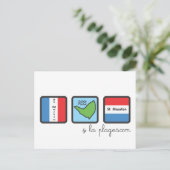 St Martin Briefkaart (Staand voorkant)