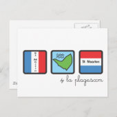 St Martin Briefkaart (Voorkant / Achterkant)