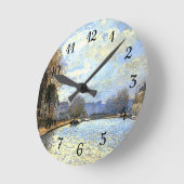 St Martin Canal Alfred Sisley Ronde Klok (Hoek)