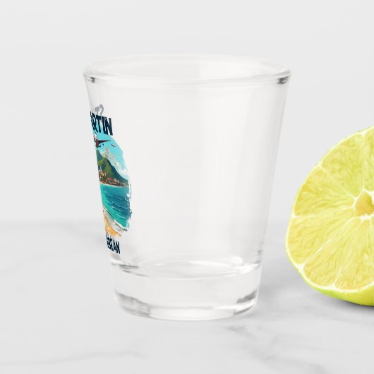 ST. MARTIN CARAIBES SHOT GLAS (Rechts)