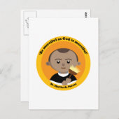 St. Martin de Porres Briefkaart (Voorkant / Achterkant)