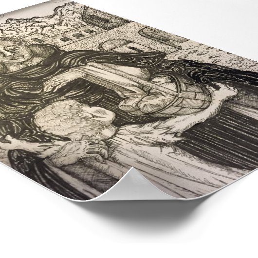 St. Martin de Porres en Child Poster (Hoek)