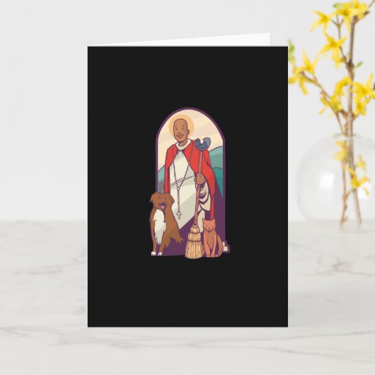 St. Martin de Porres Kaart (Gele Bloem)