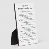 St. Martin de Porres Prayer Racial Harmony Fotoplaat (Zijkant)