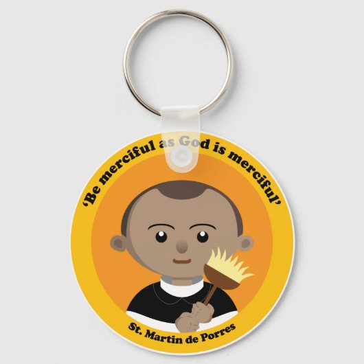 St. Martin de Porres Sleutelhanger (Voorkant)