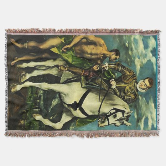 St Martin de Tours - San Martin Caballero Blanket Deken (Voorkant)