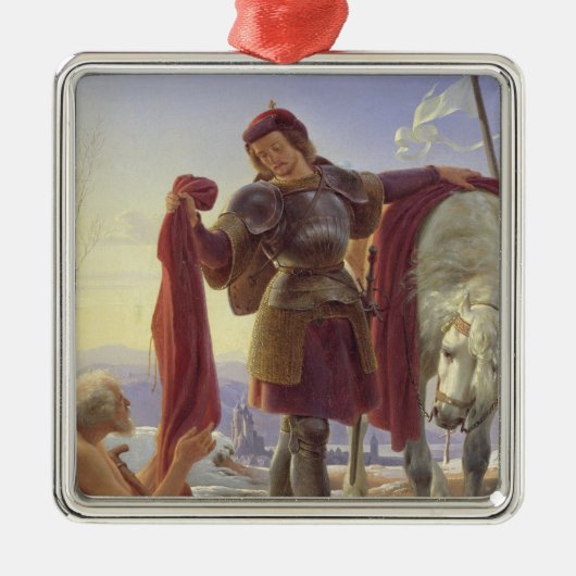 St. Martin en de Beggar, 1836 Metalen Ornament (Voorkant)