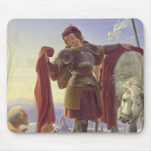 St. Martin en de Beggar, 1836 Muismat (Voorkant)