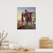 St. Martin en de Beggar, 1836 Poster (Keuken)