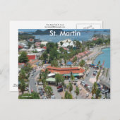 St. Martin en Marigot Bay Briefkaart (Voorkant / Achterkant)