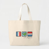 St. Martin Grote Tote Bag (Voorkant)