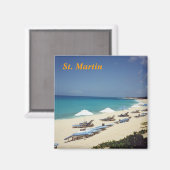 St. Martin koelkast magneet (Voorkant / Achterkant)