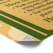 St. Martin Muizen Vegen Saint Game Sign Poster (Hoek)